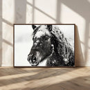 Framed Black and White Horse Wall Art | Ready to Hang and by MyGreatCanvas | Canvas Wall Art Prints | Photo Prints & Wall Decor