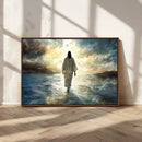 Jesus Walking on Water Wall Art | Canvas Print | Ready to