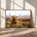 Scottish Highland Cow Wall Art Canvas Print | Ready to Hang by MyGreatCanvas | Canvas Wall Art Prints | Photo Prints & Wall Decor