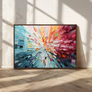 Radiant Bloom Abstract Floral Wall Art Canvas Print - by MyGreatCanvas | Canvas Wall Art Prints | Photo Prints & Wall Decor