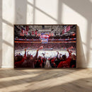 Carolina Hurricanes Ice Hockey Stadium Wall Art, Carolina