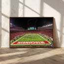 Wisconsin Badgers Football Team Print Canvas- Madison Camp