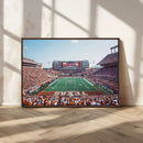 Framed Texas Memorial Stadium Canvas, University of Texas