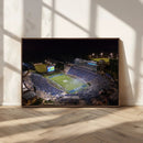 Duke University Blue Devils Football Print Canvas - Durham