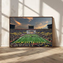 University of Michigan Wolverines Print Canvas, Football