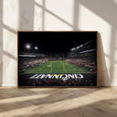 Cincinnati Bearcats Football Team Print - Nippert Stadium