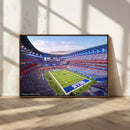 Buffalo Bills Football Team Print Canvas - Buffalo Highmark by MyGreatCanvas | Canvas Wall Art Prints | Photo Prints & Wall Decor