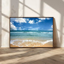 Sea View From the Beach Canvas Print