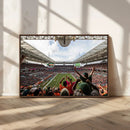 Miami Hurricanes Football Team Wall Art Print - Miami Hard