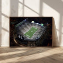 Michigan State Spartans Football Team Print - East Lansing