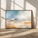 Abstract Landscape Wall Art Canvas Print - Warm Tones of