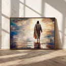 Jesus Walking on Water Wall Art | Ready to Hang Spiritual
