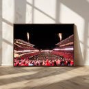 Oregon State Beavers Football Team Print - Corvallis Reser