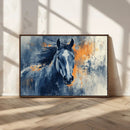 Abstract Blue Horse Wall Art Print Canvas | Horse Wall Art by MyGreatCanvas | Canvas Wall Art Prints | Photo Prints & Wall Decor