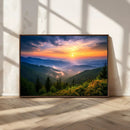 Majestic Mountain Sunrise Print | Landscape Wall Art | by MyGreatCanvas | Canvas Wall Art Prints | Photo Prints & Wall Decor