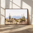 Desert Cactus Canvas Wall Art – Serene Southwestern Arizona by MyGreatCanvas | Canvas Wall Art Prints | Photo Prints & Wall Decor
