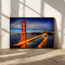 Large Wall Art San Francisco Canvas Print - Wonderful Golden