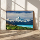 Mount Cook and Lake Pukaki Canvas Wall Art Print – Majestic by MyGreatCanvas | Canvas Wall Art Prints | Photo Prints & Wall Decor