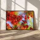 Red Leaves Autumn Forest Wall Art Canvas, Red Leaves Autumn by MyGreatCanvas | Canvas Wall Art Prints | Photo Prints & Wall Decor