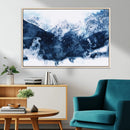 Abstract Blue Mountain Canvas Wall Art – Modern Triptych by MyGreatCanvas | Canvas Wall Art Prints | Photo Prints & Wall Decor