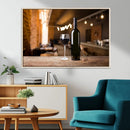 Wine and Bottle Wall Art Canvas Print by MyGreatCanvas | Canvas Wall Art Prints | Photo Prints & Wall Decor