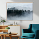 Autumn and Misty Trees in the Forest Wall Art Canvas Print, by MyGreatCanvas | Canvas Wall Art Prints | Photo Prints & Wall Decor