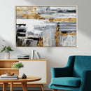 Abstract Painting Canvas Wall Art Print Paint Drip Art Brush