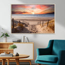 Sunset on the Sea Wall Art Canvas Print by MyGreatCanvas | Canvas Wall Art Prints | Photo Prints & Wall Decor