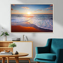 Ocean Beach Wall Art – Coastal Sunset Tropical Island by MyGreatCanvas | Canvas Wall Art Prints | Photo Prints & Wall Decor