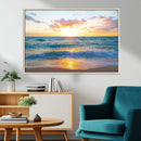 Coastal Wall Art - Vintage World Map Canvas Print with