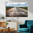 Recovery Road Wall Art Canvas Print