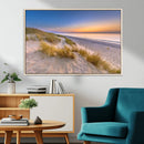 Sunrise On The Beach Wall Art Canvas Print