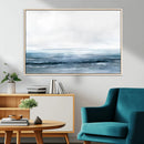 Blue Ocean Abstract Artwork Wall Art Canvas Print