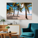 Palm Beach Tropical Island Wall Art Canvas Print by MyGreatCanvas | Canvas Wall Art Prints | Photo Prints & Wall Decor