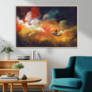 Surreal Space Adventure Canvas Wall Art – Dreamlike Abstract by MyGreatCanvas | Canvas Wall Art Prints | Photo Prints & Wall Decor
