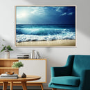 Majestic Ocean Wave Wall Art Canvas | 3 Panel Large Seascape