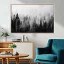 Fogy Forest Canvas Wall Art Print - Mountain Wall Art with