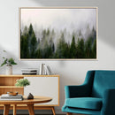 Forest Wall Art Canvas Print | Foggy Forest Wall Art | Pine
