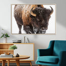 Bison Wall Art Canvas Print For Farmhouse, Wild Animal Wall by MyGreatCanvas | Canvas Wall Art Prints | Photo Prints & Wall Decor