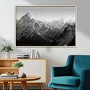 Everest Himalaya Mountain Peaks Black & White Triptych