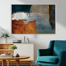Modern Abstract Canvas Art Canvas Print - Framed and Ready
