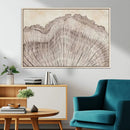 Tree Ring Wall Art Triptych, Rustic Wood Ring Canvas Print,