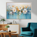 Abstract Flower Wall Art Canvas Print