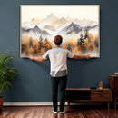 Abstract Mountain Wall Art | Misty Mountain Forest and by MyGreatCanvas | Canvas Wall Art Prints | Photo Prints & Wall Decor