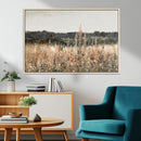 Abstract Wildflower Art Field Landscape Oil Painting Print,