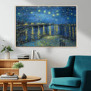 Vincent van Gogh Starry Night over the Rhone Abstract Wall
