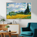 Wheatfield With Cypresses By Van Gogh Painting Wall Art