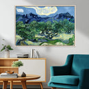 Olive Trees Van Gogh Wall Art Canvas Print
