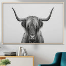 Farmhouse Longhorn Wall Art Canvas Print, Longhorn Texas by MyGreatCanvas | Canvas Wall Art Prints | Photo Prints & Wall Decor