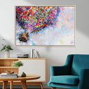 Don't Look Up Movie Canvas Wall Art - Vibrant Floating House